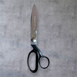 Vintage Clauss Dressmaker's Pinking Shears Chrome Plated USA Made